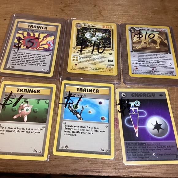 6 Vintage WOTC Pokémon cards English French& Portuguese Persian Magneton & more - Picture 1 of 11